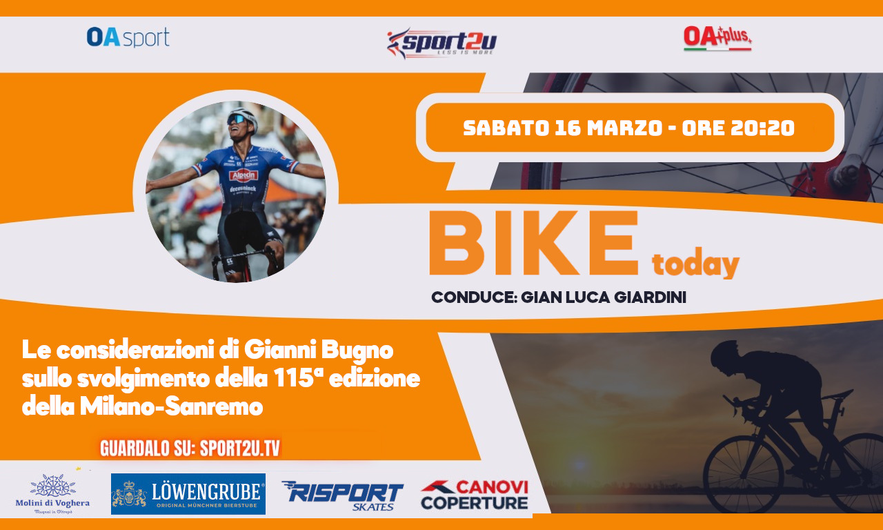 BikeToday: riflessioni di Gianni Bugno sulla 115ª edizione della Milano-Sanremo