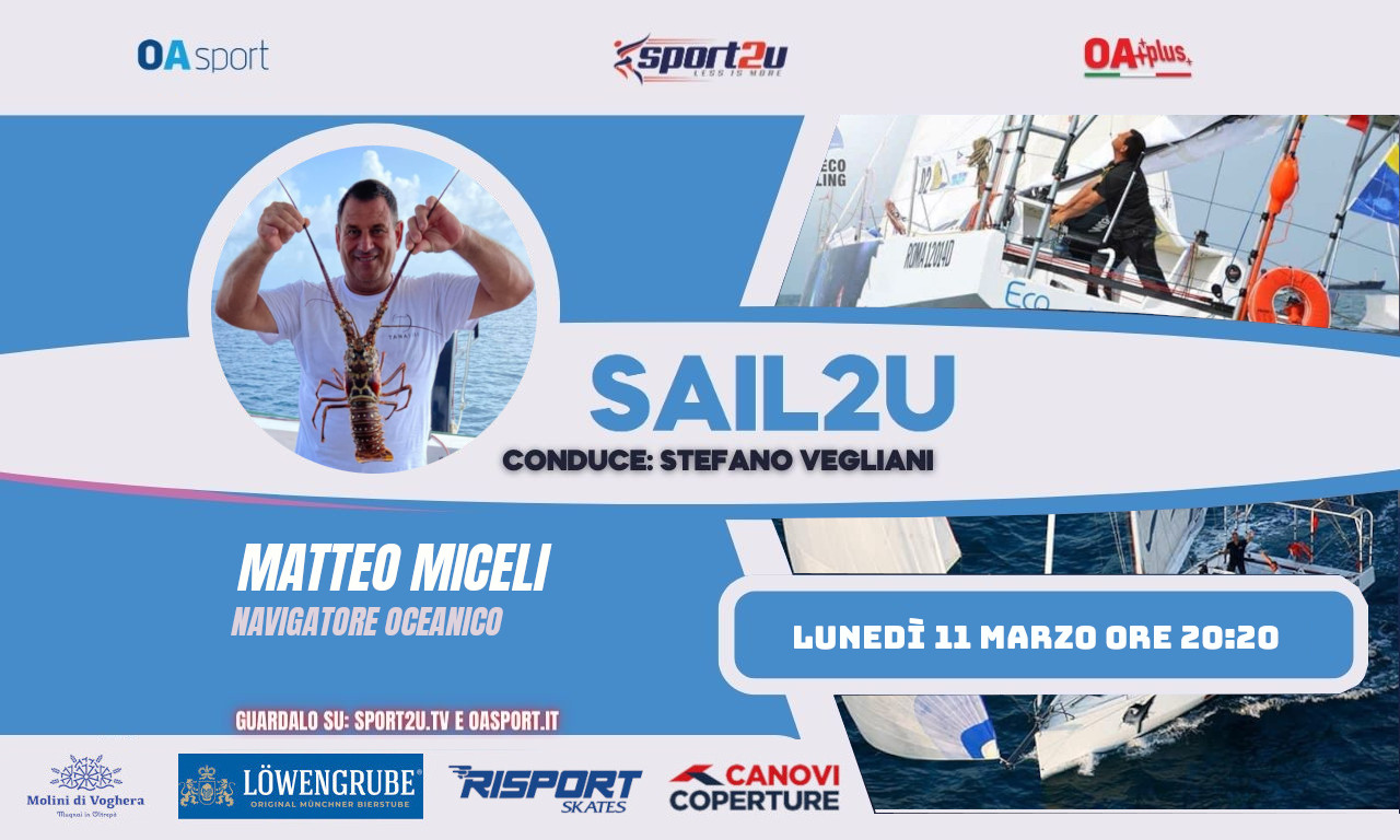 Matteo Miceli: navigatore oceanico a Sail2U