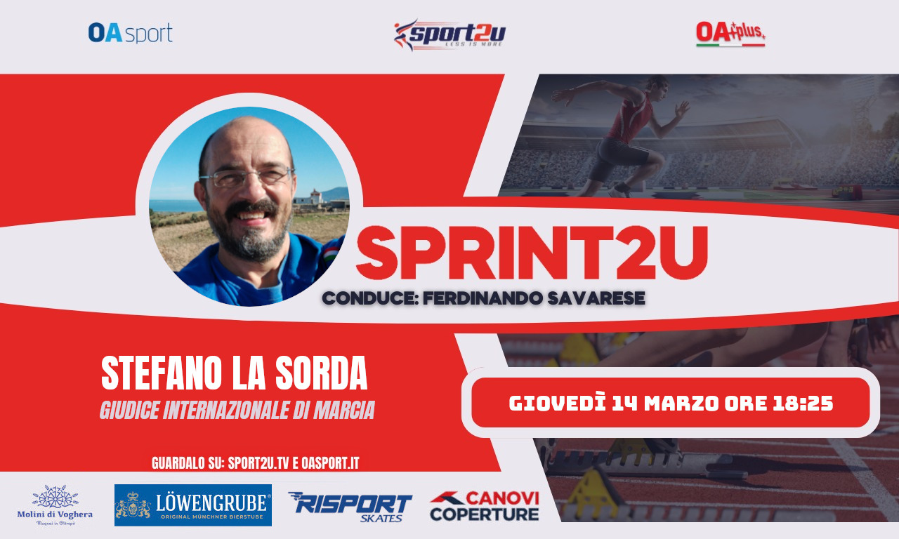 Stefano La Sorda: giudice internazionale di marcia a Sprint2u 14.03.2024